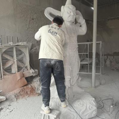 立軒公司展件 萬源青石雕製-順風耳 神像2026-02-27修飾序