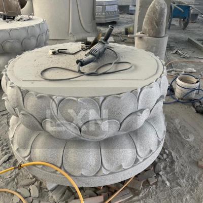 633白花崗石雕製西方三聖-修胚序