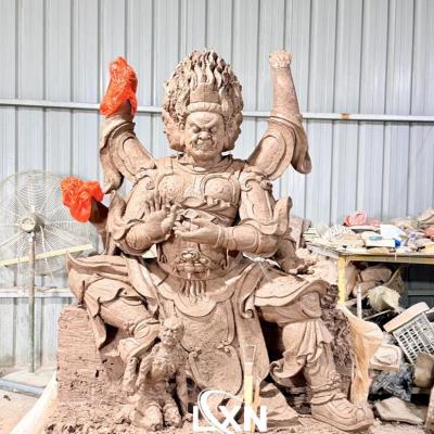 不動冥王：三頭六臂泥塑進度2026-03-27